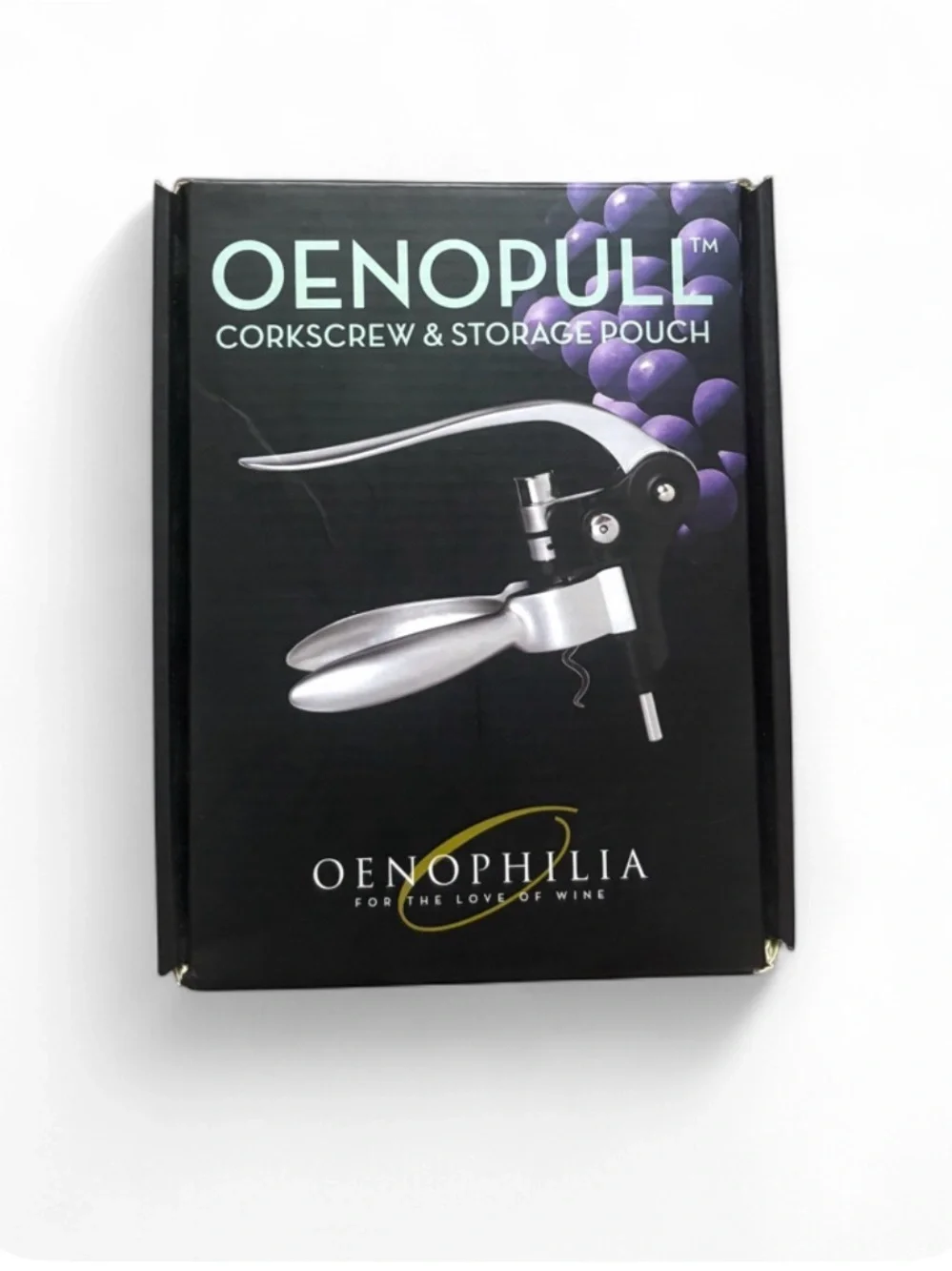 BRAND NEW OENOPHILIA OENOPULL WINE OPENER CORKSCREW AND STORAGE POUCH